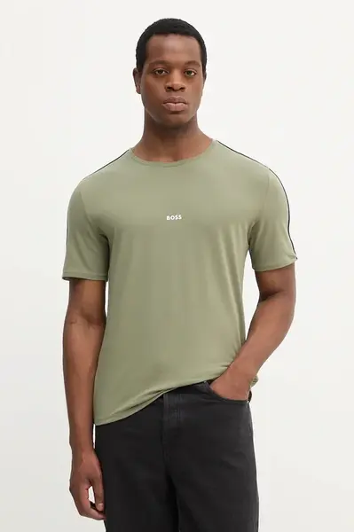 BOSS loungwear tričko pánské bavlněné s elastanem Unique T-Shirt