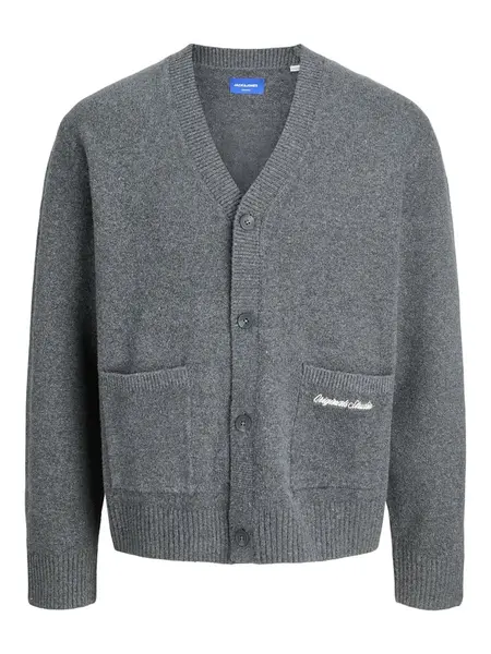 Jack & Jones Junior Kardigán  sivá