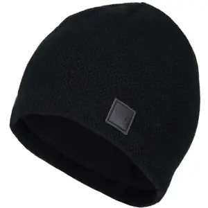 Willard HASTYS Zimní pletená čepice, černá, velikost