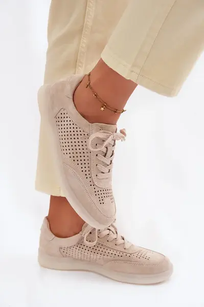 Dámské semišové tenisky Boto Almora béžové