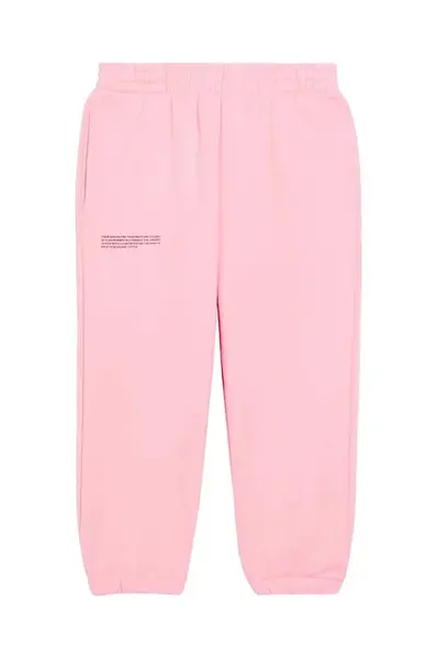 Kalhoty Pangaia KIDS' 365 MIDWEIGHT TRACK PANTS růžová barva, 10000280