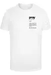 Mister Tee Tričko 'Pray Definition'  čierna / biela