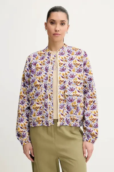 Bavlněná bunda Picture Serenata béžová barva, přechodná, WVT0393