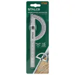 Úhloměr otočný 180 stupňů, 80 x 120 mm, STALCO