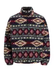 JACK & JONES Sveter 'JOREDDIE'  béžová / modrá / červená