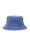 Bavlněný klobouk Herschel modrá barva, 50366-06899