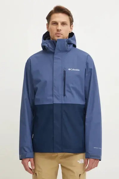 Outdoorová bunda Columbia Hikebound modrá barva, 2089341