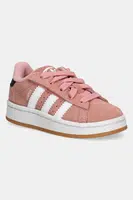 Dětské semišové sneakers boty adidas Originals CAMPUS 00s růžová barva, JP5513
