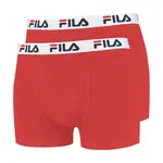 FILA Boxerky  sivá / červená / biela