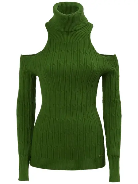 Influencer Sveter  zelená