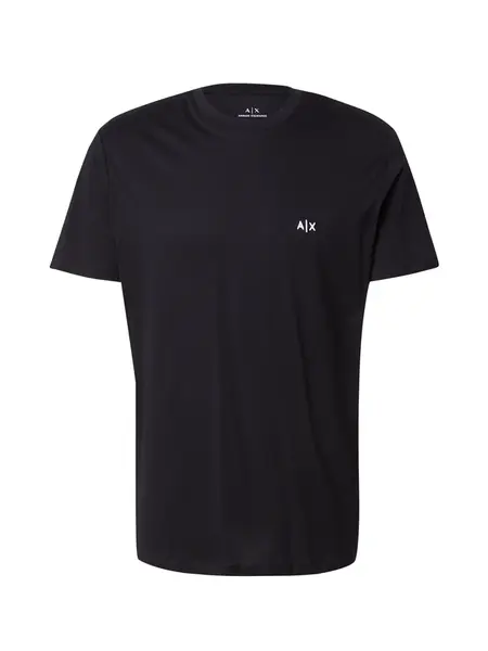ARMANI EXCHANGE Tričko  čierna / biela