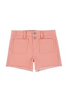 Dětské bavlněné šortky Levi's DOUBLE SHANK SHORT oranžová barva, nastavitelný pas, 3EM226
