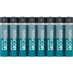 Sencor SBA LR03 8S AAA ALK Alkalické baterie, modrá, velikost