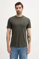 Bavlněné tričko Armani Exchange pánské, zelená barva, XM000558 AF10358