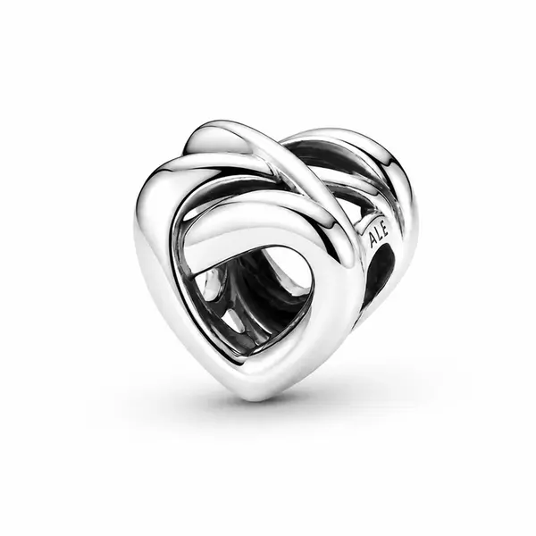 Pandora Strieborná korálka Prepletené srdce Moments 798081