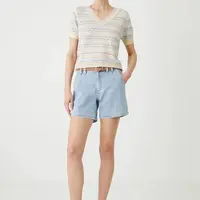 Džínové šortky Medicine dámské, modrá barva, high waist