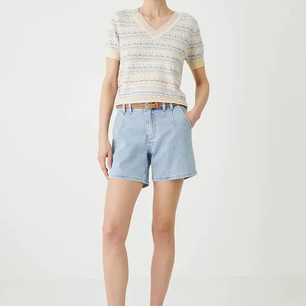 Džínové šortky Medicine dámské, modrá barva, high waist