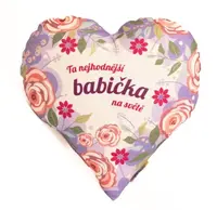 Dekorační vonný polštářek, ta nejlepší babička