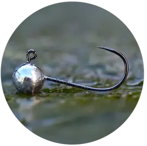 Redbass bezprotihrotá jigová hlavička sickle 5 ks 8 - 1 g