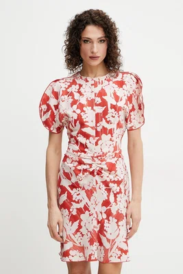 Šaty Victoria Beckham růžová barva, mini, 1225WDR006087G