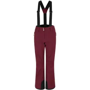 Dare2b DIMINISH PANT Dámske lyžiarske nohavice, vínová, veľkosť