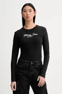 Tommy Jeans  Bavlněné tričko s dlouhým rukávem