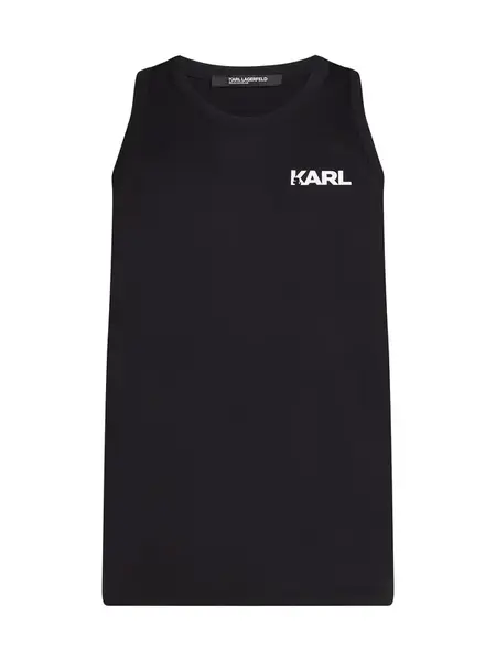 Karl Lagerfeld Tričko  čierna / biela