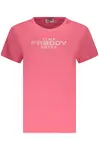 Ružové tričko s krátkym rukávom Freddy