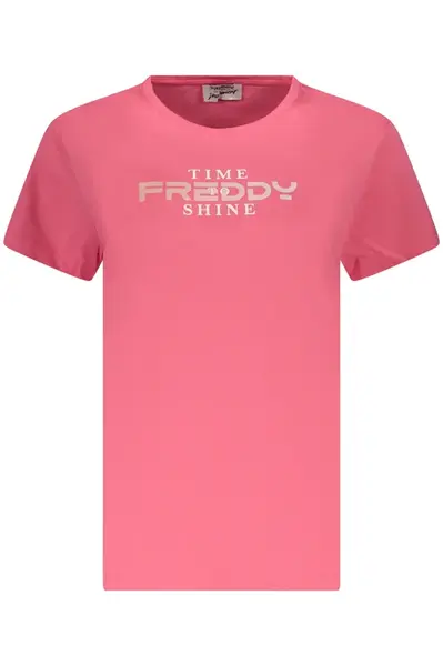 Ružové tričko s krátkym rukávom Freddy