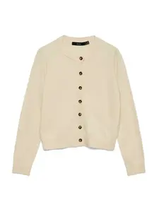 VERO MODA Kardigán 'VMSaba'  žltohnedá / hnedá