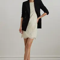 Šaty Lauren Ralph Lauren béžová barva, mini, 200963722