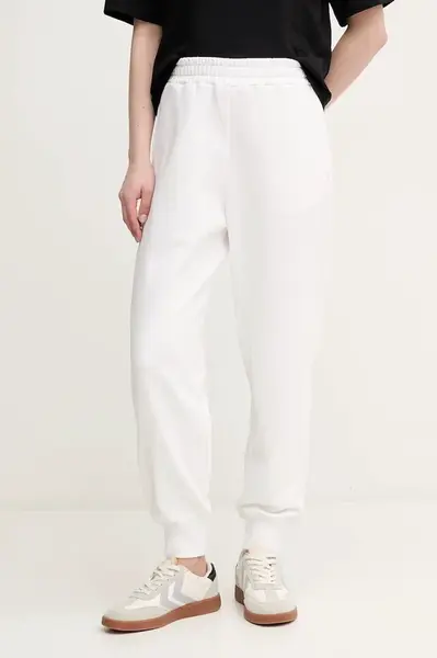 Bavlněné tepláky United Colors of Benetton bílá barva, 3UNIDF01A