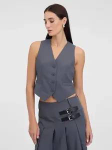Šedá dámska vesta ORSAY