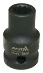 Hlavice nástrčné úderové 1/2", 12hranné, různé rozměry - ASTA Velikost: 30 mm