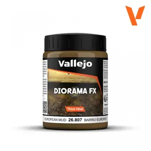 Vallejo Diorama FX 200ml – European Thick Mud