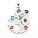 Vintage Chakra Jewelry Gemstone Pendants