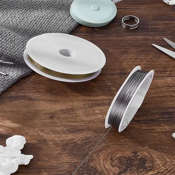 2 Rolls 2 Colors Tiger Tail Wire