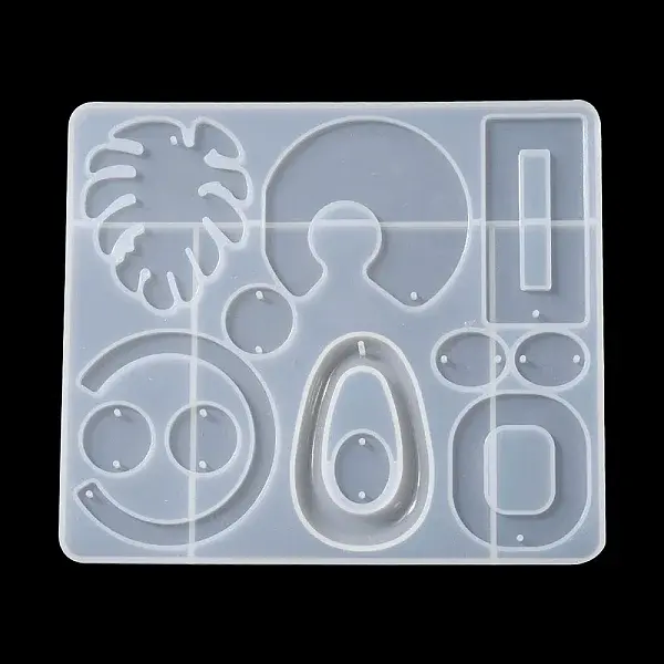 Mixed Shape Pendant & Links Silicone Molds