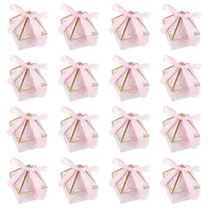 Diamond Shaped Paper Candy Packaging Boxes