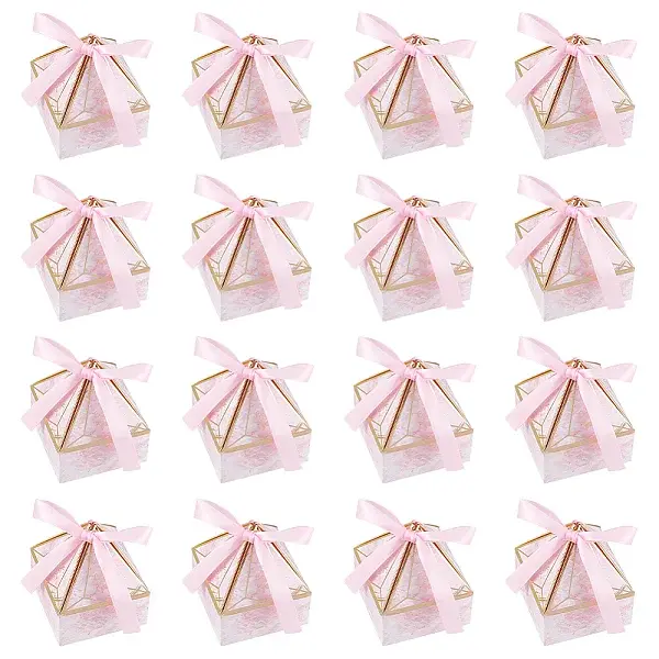 Diamond Shaped Paper Candy Packaging Boxes