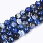 Natural Crackle Agate Beads Strands
