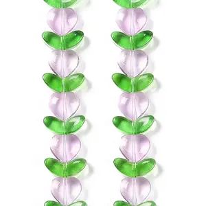 Transparent Glass Beads Strands