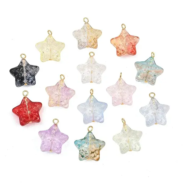 Brass & Glass Pendants