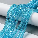 Electroplate Glass Bead Strands