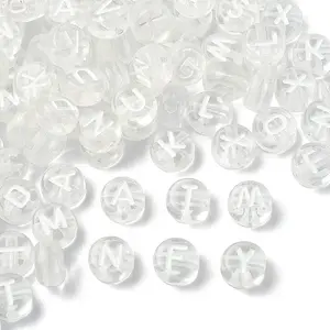 150Pcs Transparent Acrylic Beads