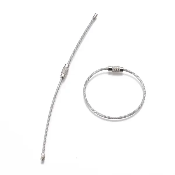 Stainless Steel Wire Keychain Clasps