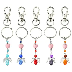 Glass & Acrylic Pendant Keychain