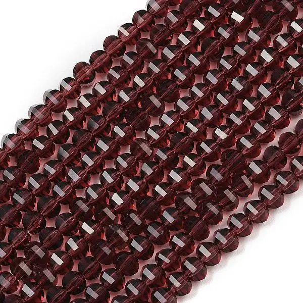 Transparent Glass Beads Strands