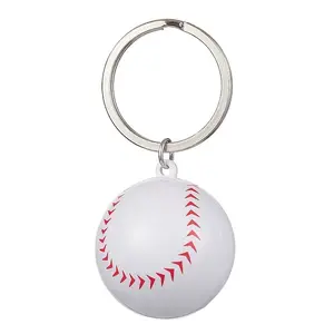 ABS Plastic Sports Ball Theme Pendants Keychains