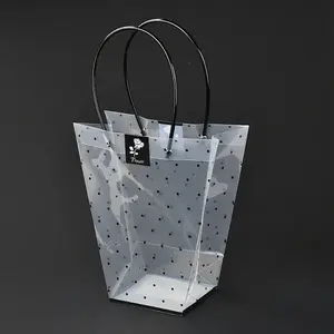 Transparent PVC Gift Bag with Handle